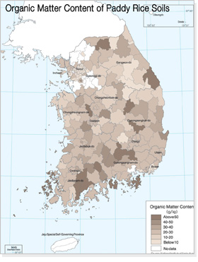 Organic Matter Content of Paddy Rice Soils