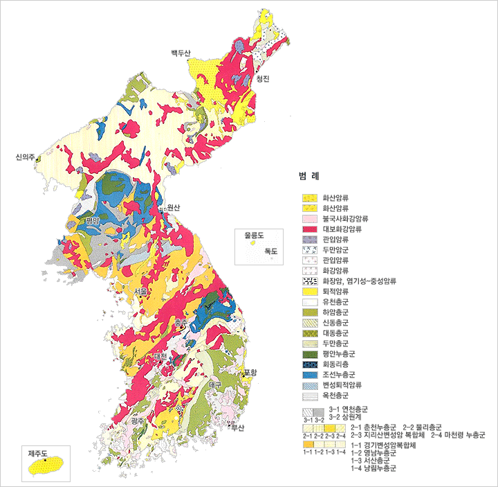 한국지질도